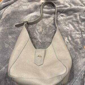 Portland leather flora shoulder bag.